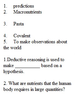 Unit 1 Assessment